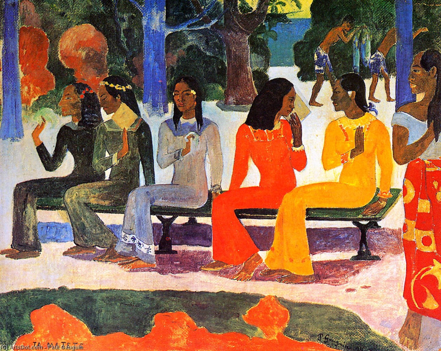 The Market Sun — Eugène Henri Paul Gauguin