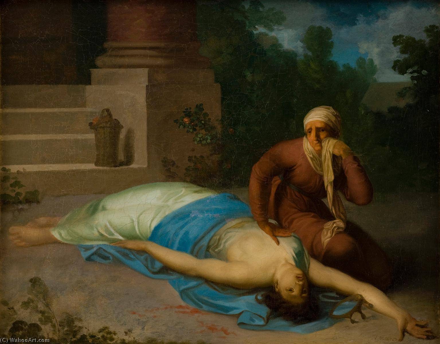 The Dying Messalina And Her Mother — Nicolai Abraham Abildgaard