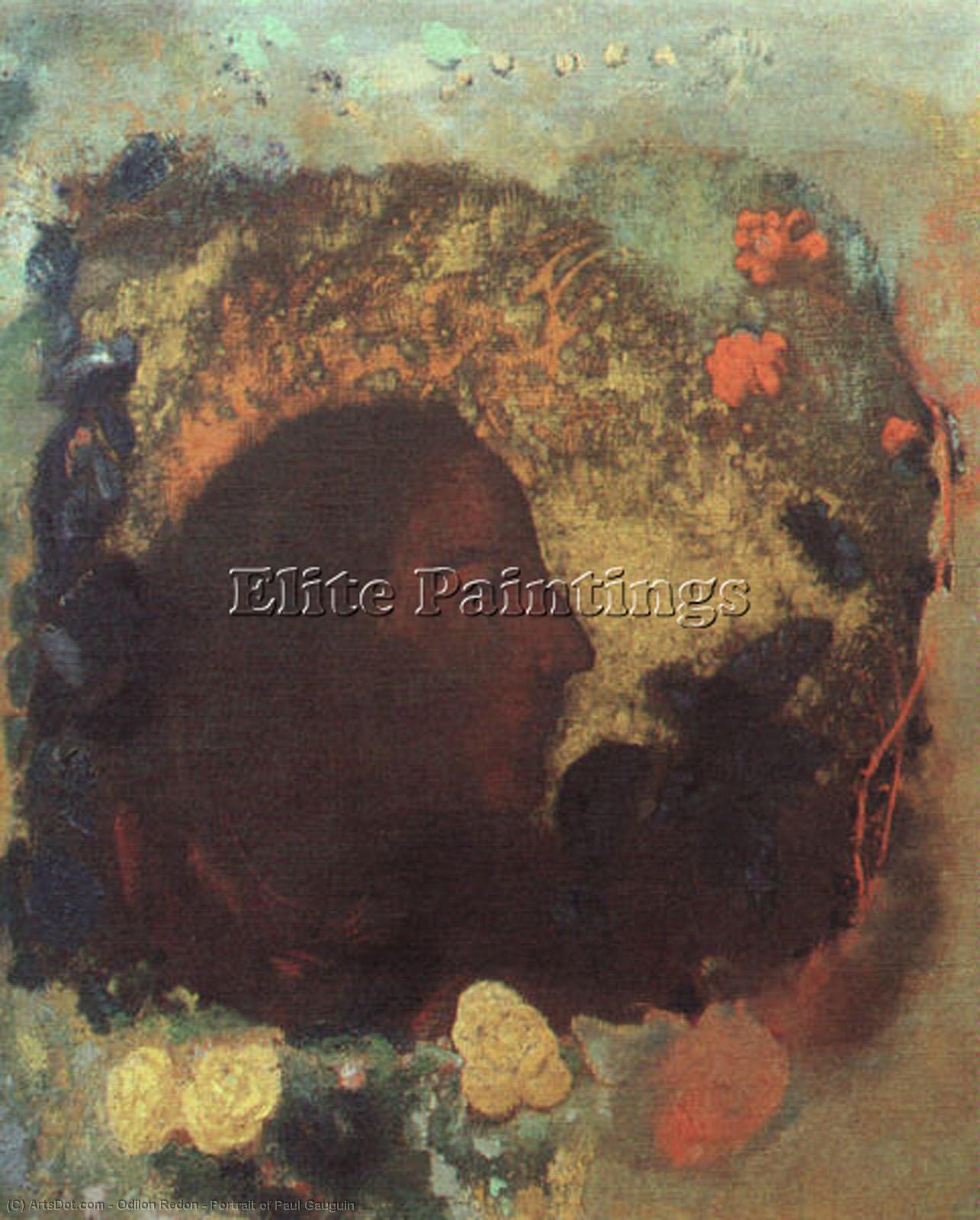 Portrait Of Paul Gauguin — Odilon Redon
