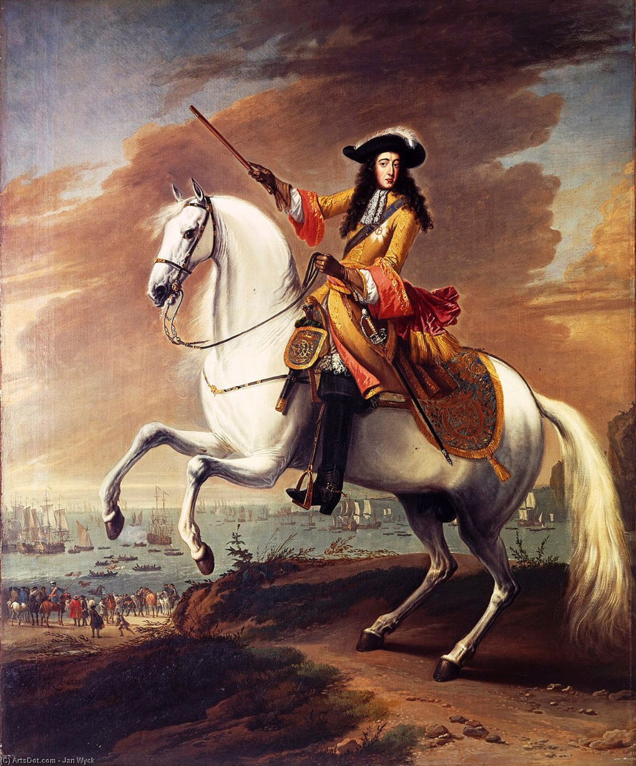 William Iii Landing At Brixham, Torbay — Jan Wyck