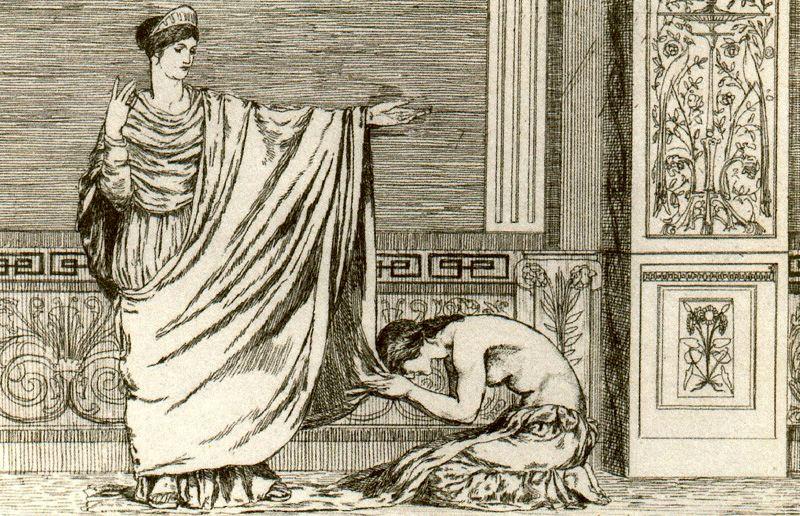 Psyche And Juno — Max Klinger