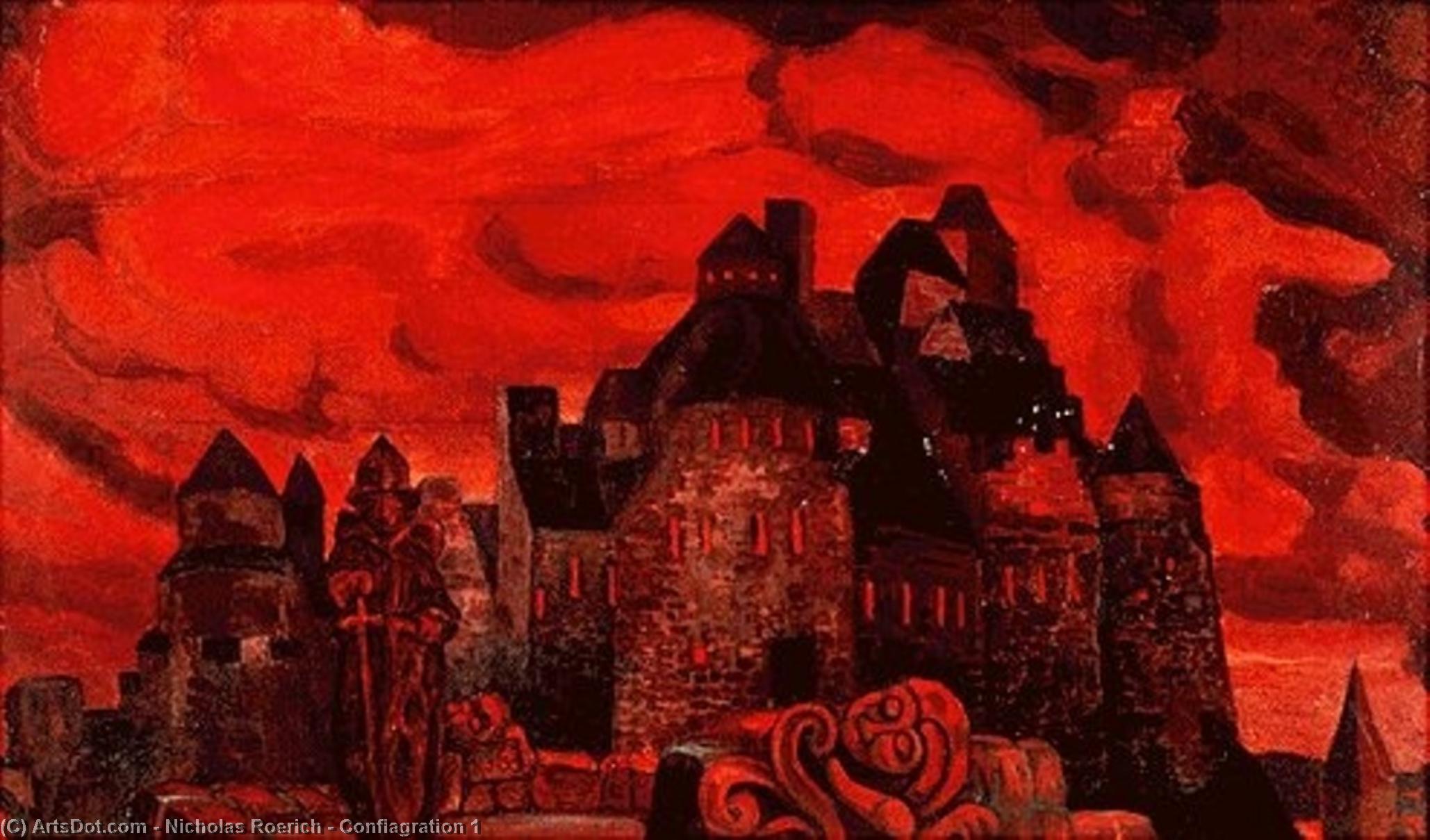 Conflagration 1 — Nicholas Roerich