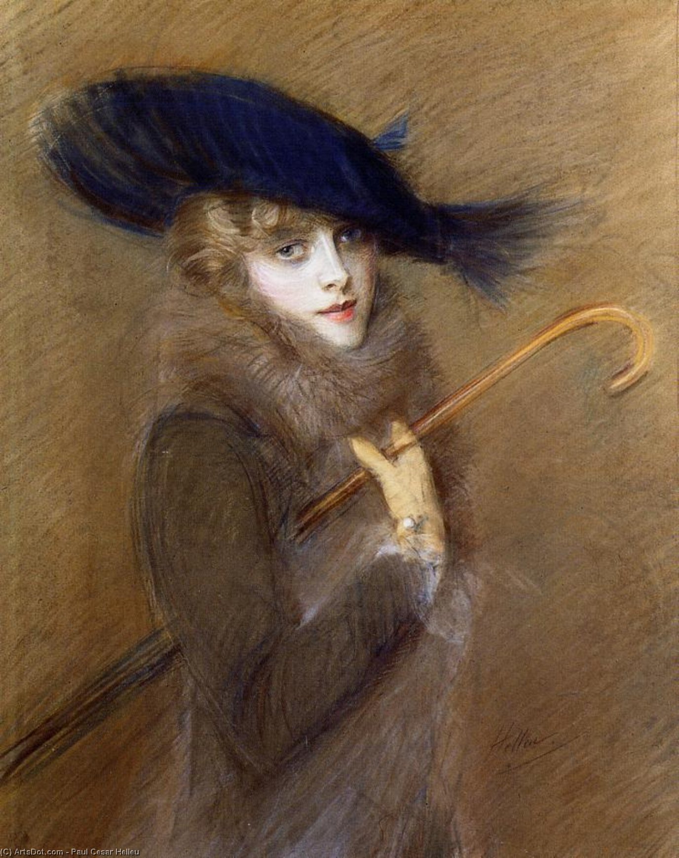 Portrait Of Peggy Letellier — Paul César Helleu