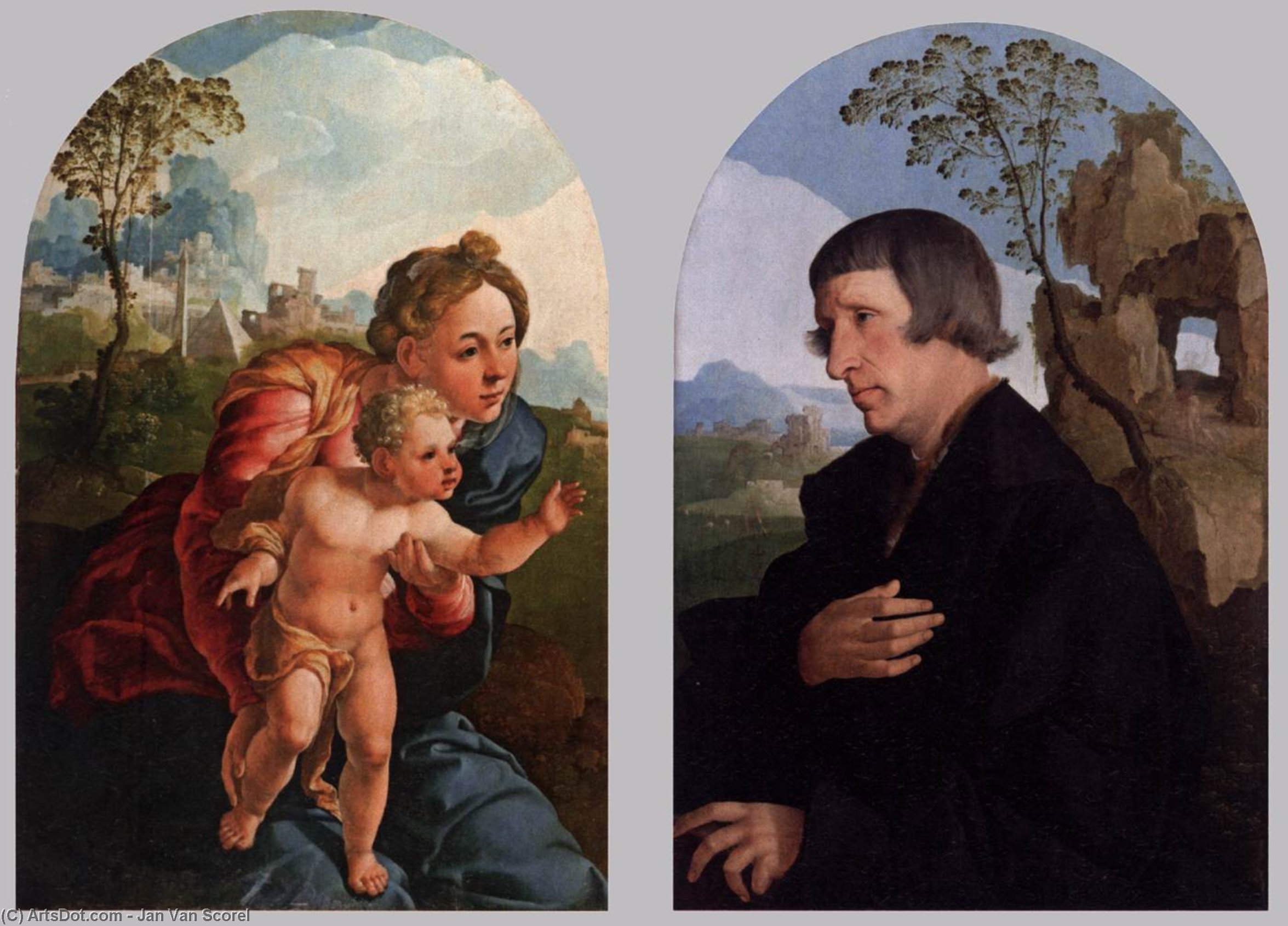 Diptych — Jan Van Scorel