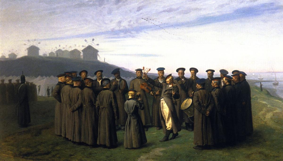 Recreation In A Russian Camp, Remembering Moldavia — Jean-léon Gérôme
