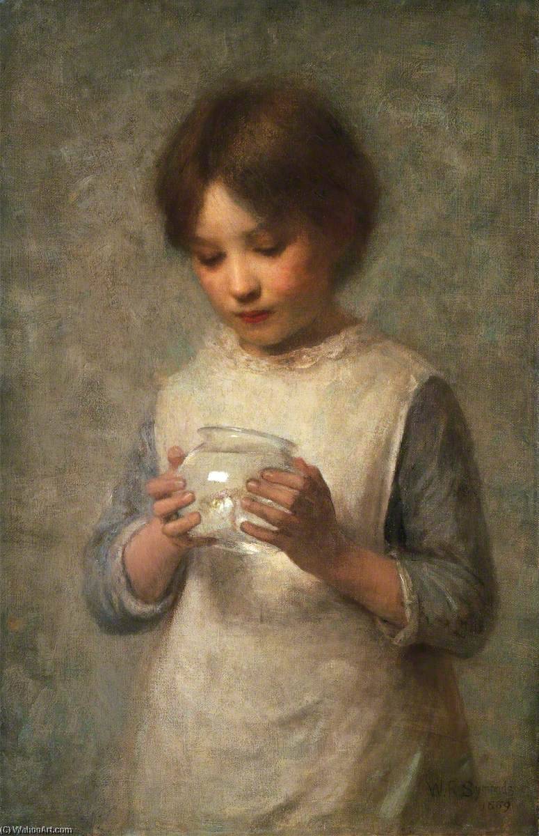 Girl And Silver Fish — William Robert Symonds