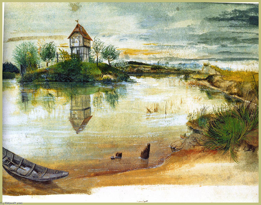 House By A Pond — Albrecht Dürer