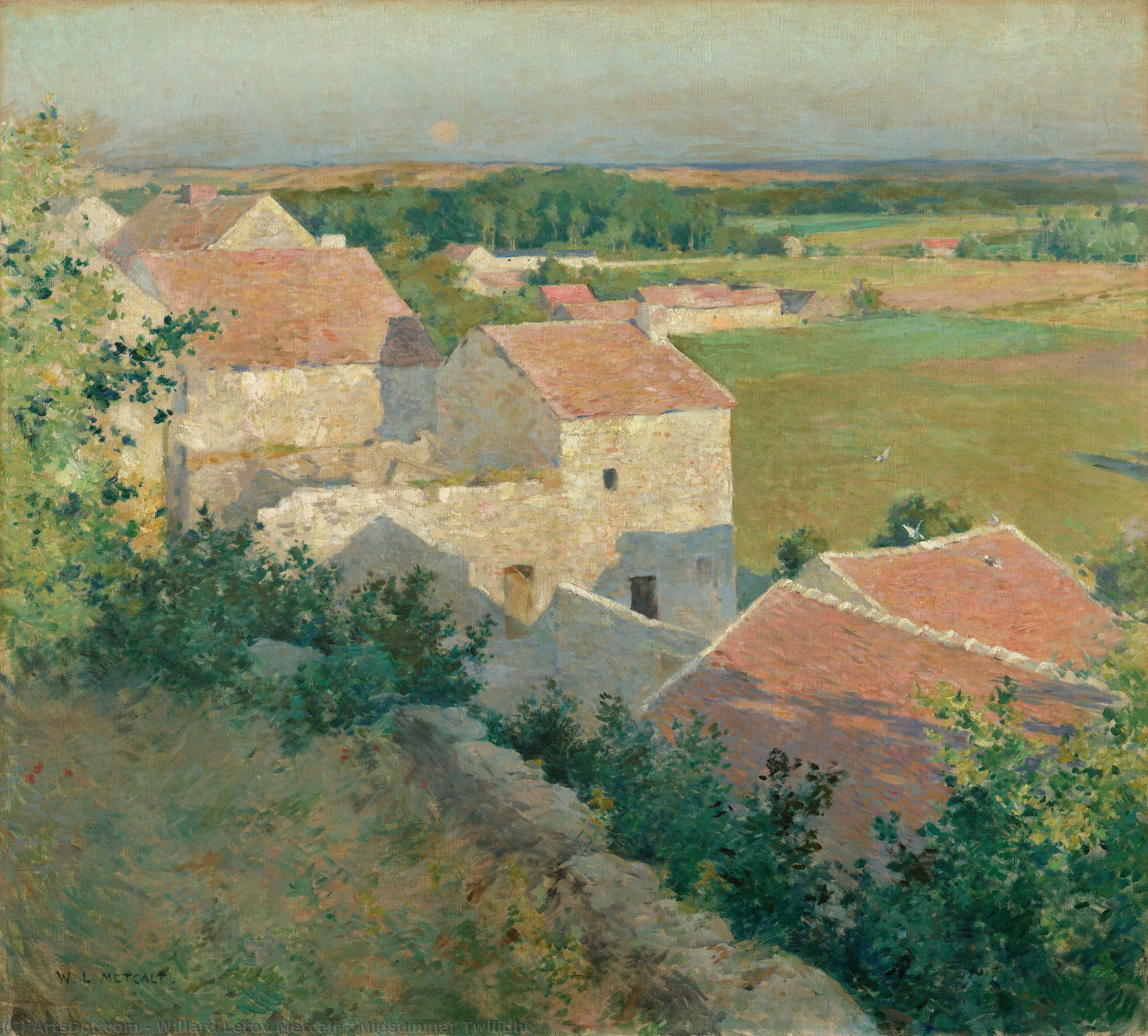Midsummer Twilight — Willard Leroy Metcalf