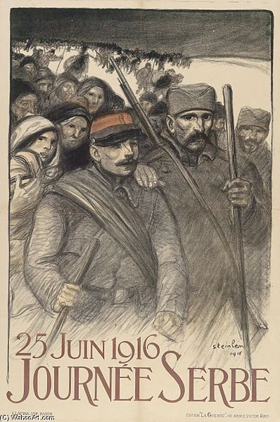 Journée Serbe — Theophile Alexandre Steinlen