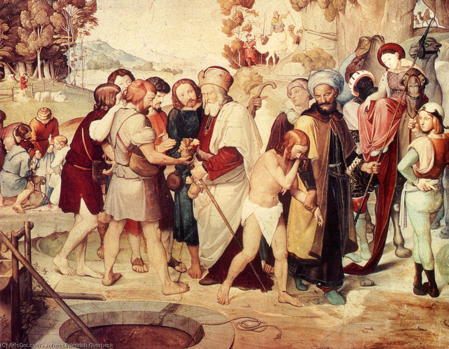 Joseph Being Sold By His Brothers — Johann Friedrich Overbeck