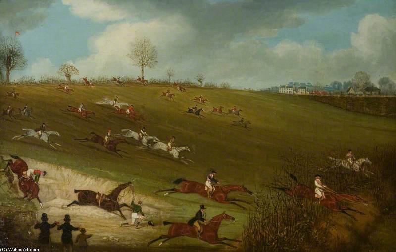 The St Albans Grand Steeplechase - — James Pollard