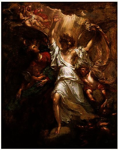 Angels Appearing To The Shepherds — Benjamin West