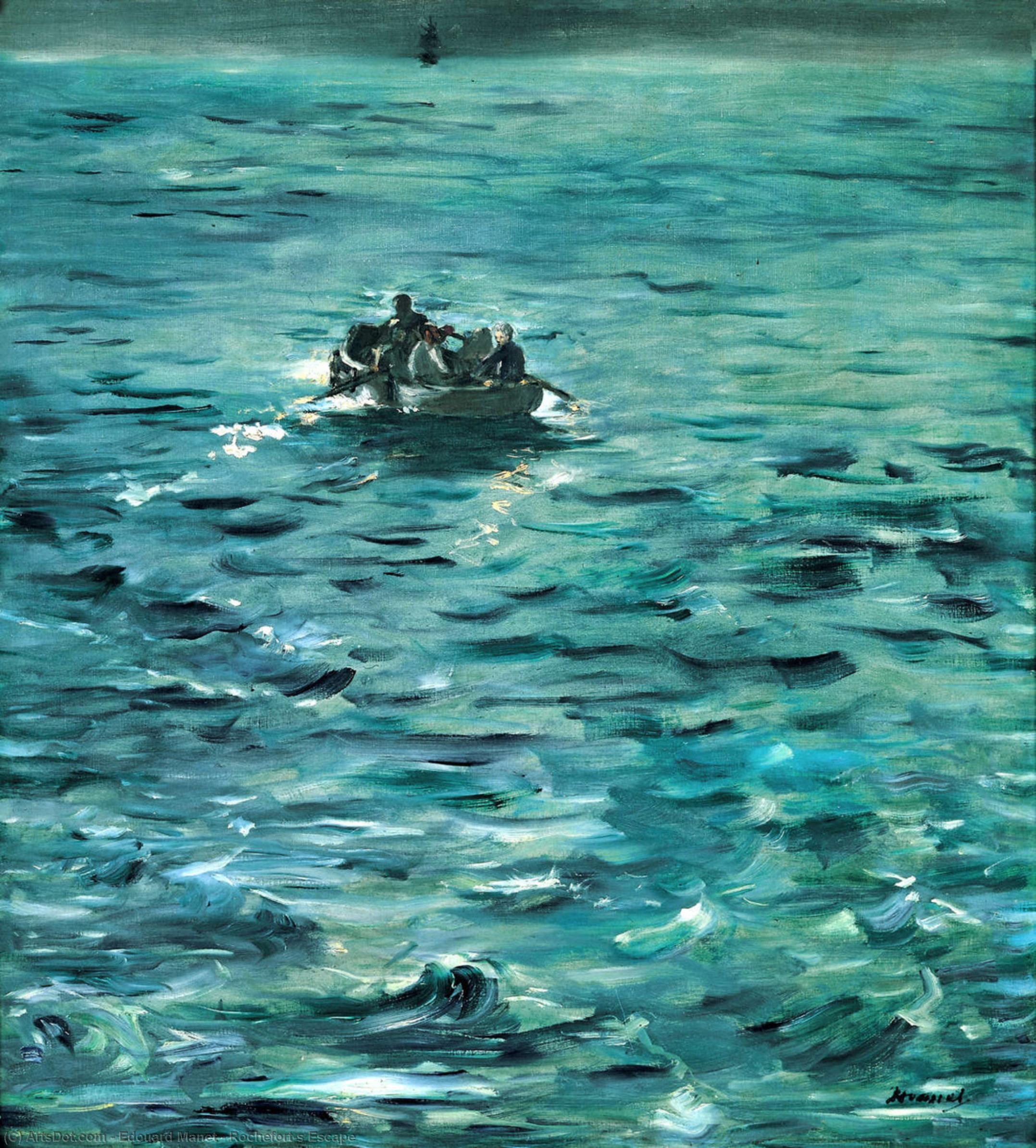 Rochefort's Escape — Édouard Manet