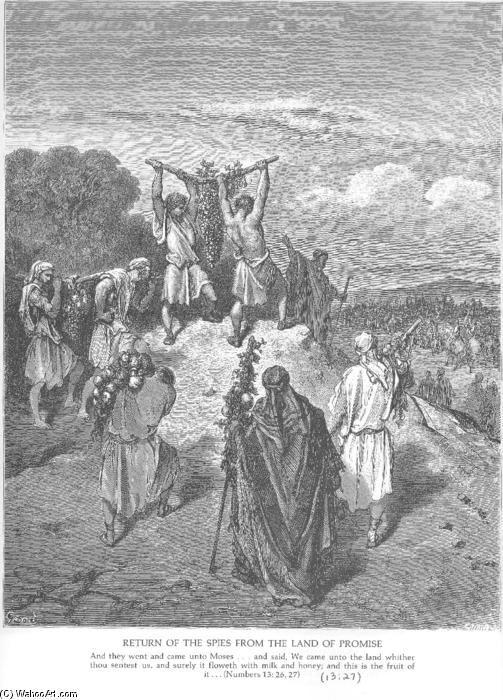 The Spies Return From The Promised Land — Paul Gustave Doré