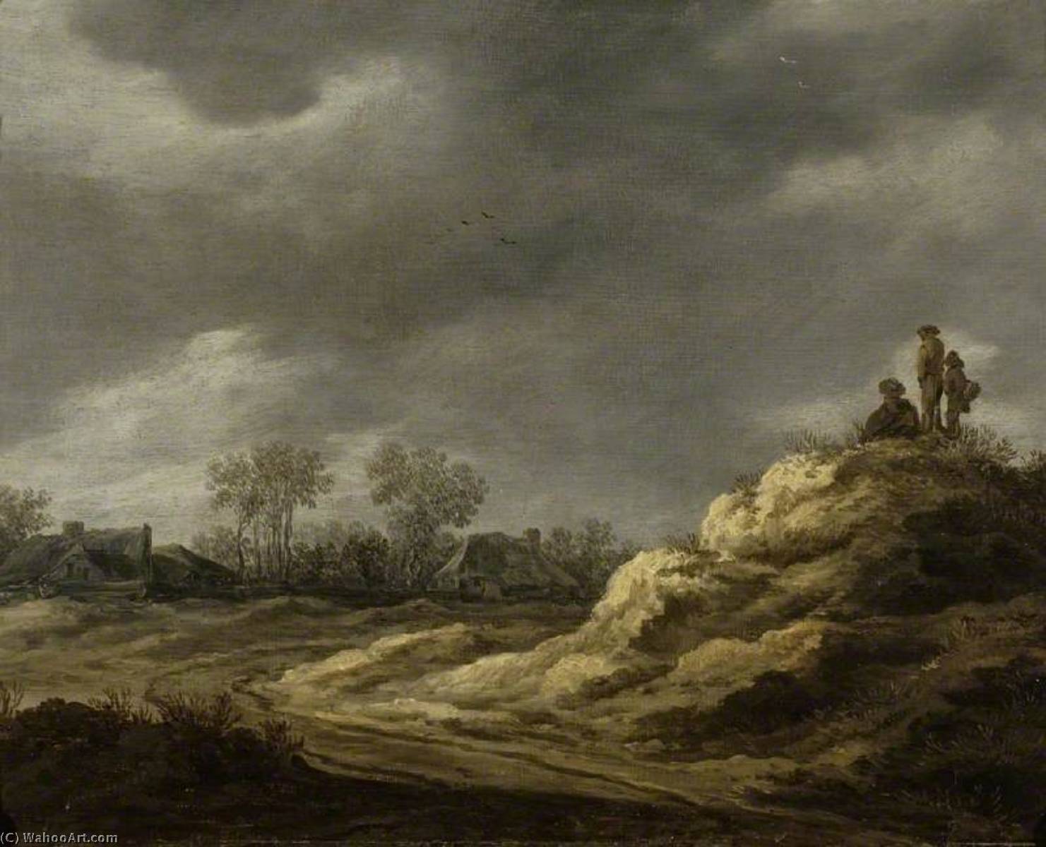Landscape With Figures — Jan Josephszoon Van Goyen