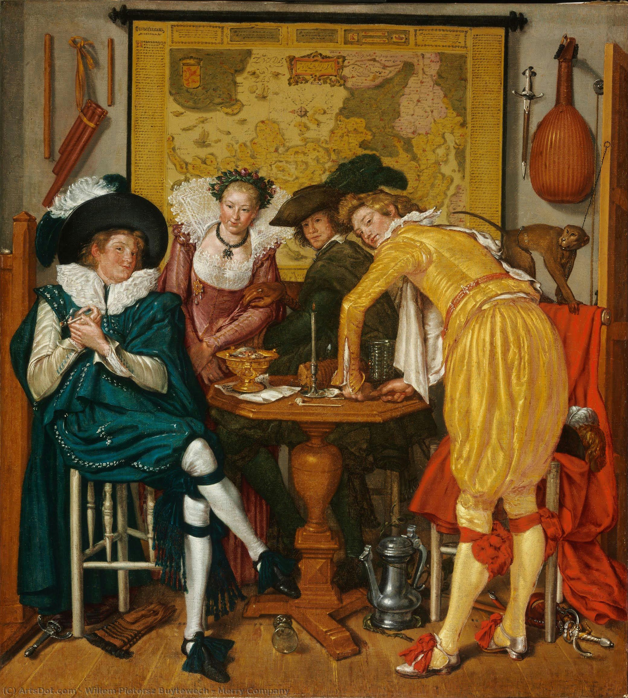Merry Company — Willem Pietersz Buytewech