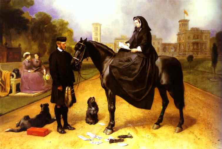 Queen Victoria At Osborne House — Sir Edwin Henry Landseer