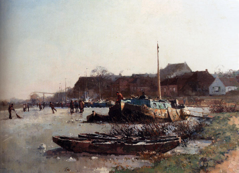 Winterfun On De Loswal, Hattem — Cornelis Vreedenburgh
