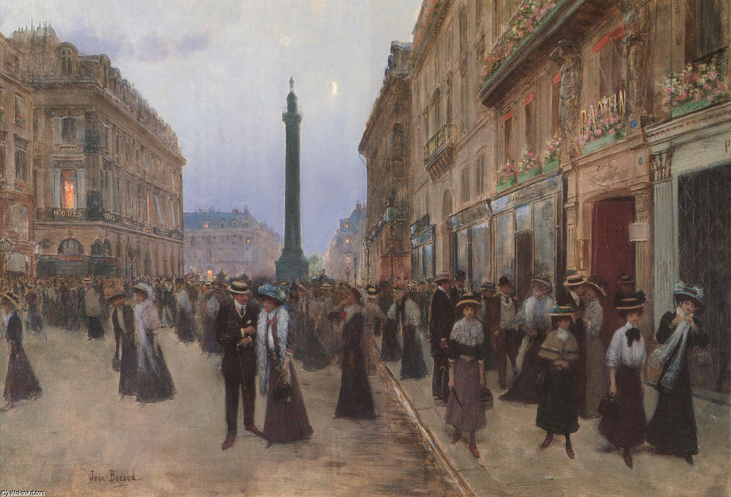 La Rue De La Paix — Jean Georges Béraud