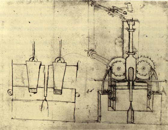 Spannfadenherstellungsvorrichtung — Leonardo Da Vinci