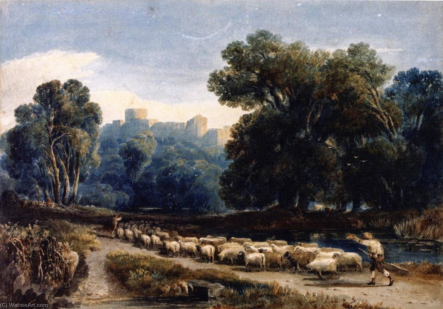In Windsor Park — David Cox The Elder