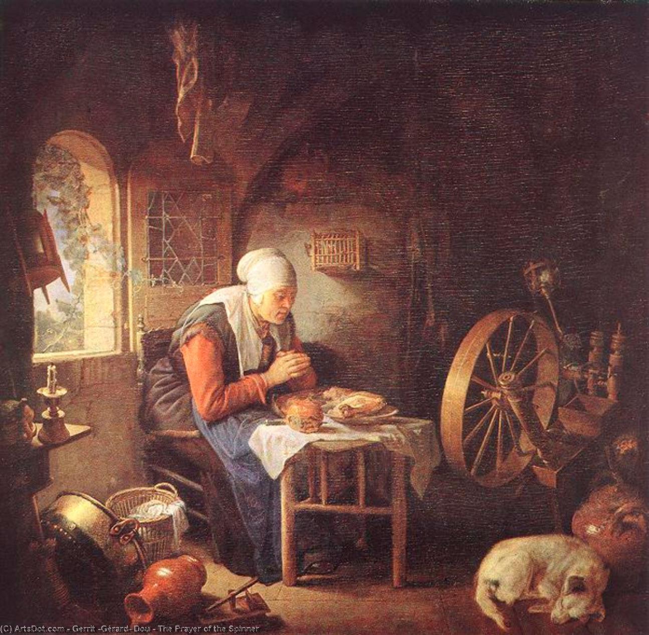 The Prayer Of The Spinner — Gerrit Dou