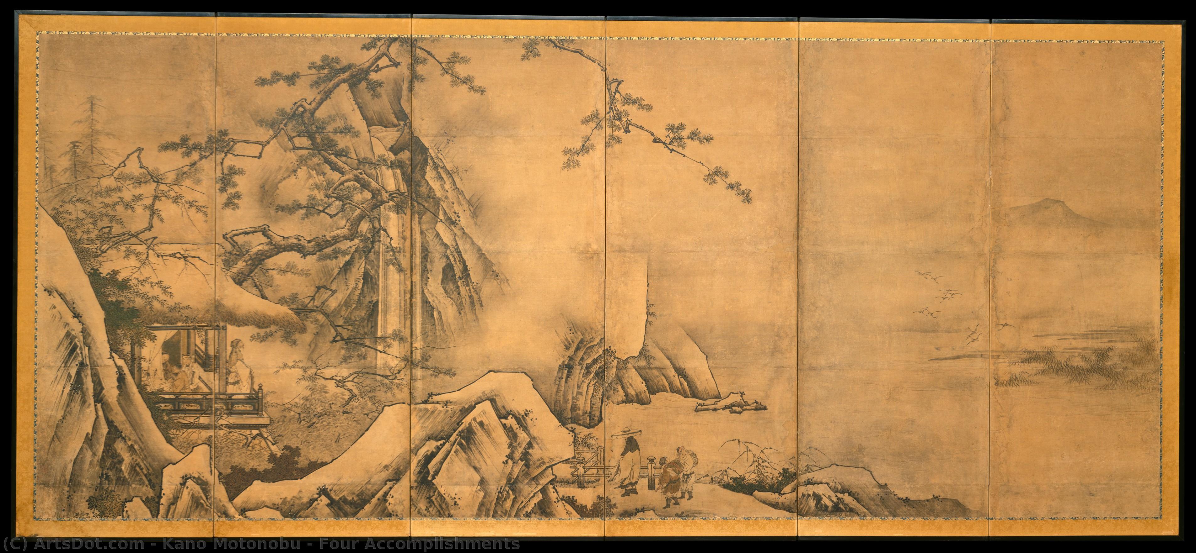 Four Accomplishments — Kano Motonobu