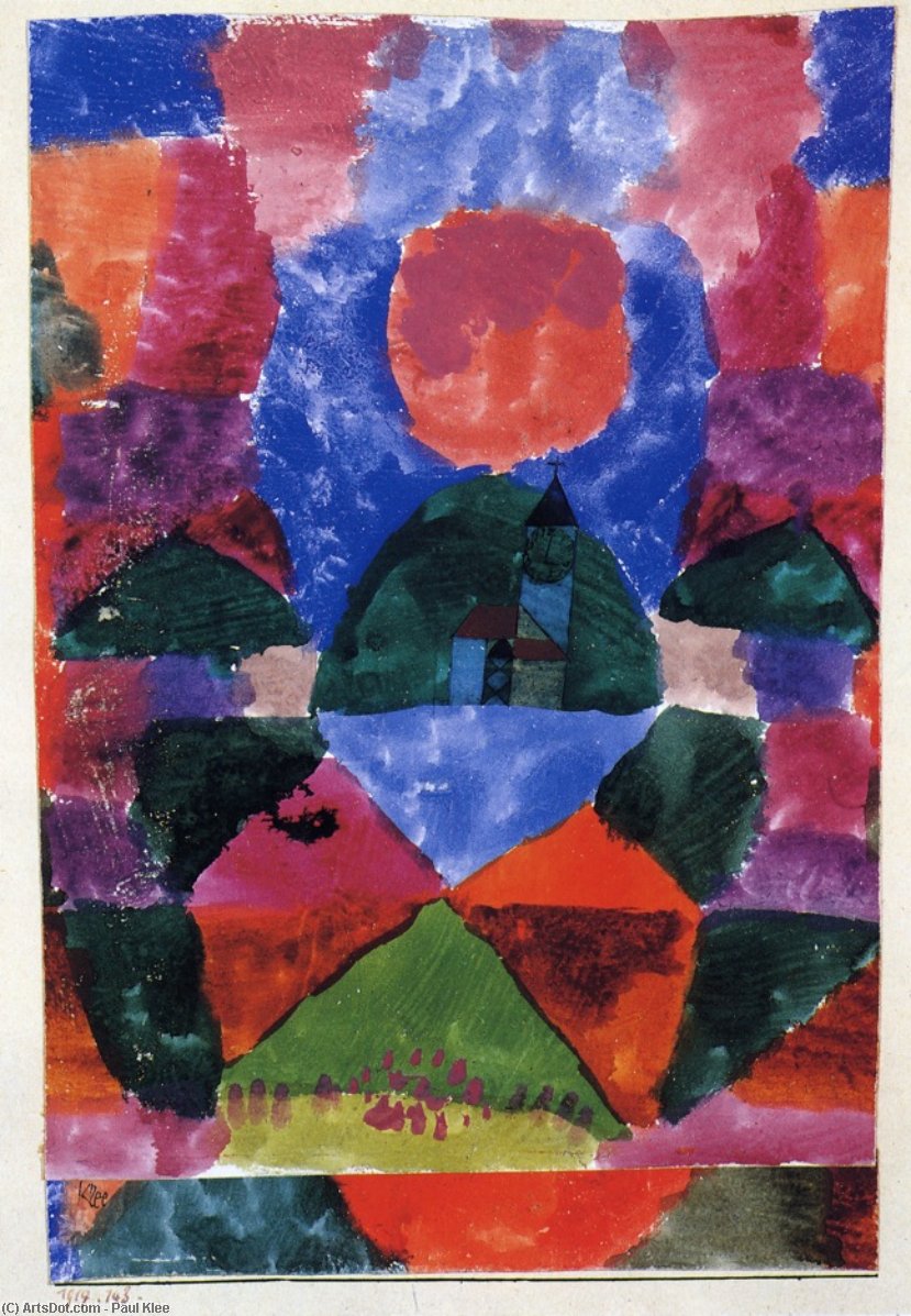Ein Druck Von Tegernsee — Paul Klee
