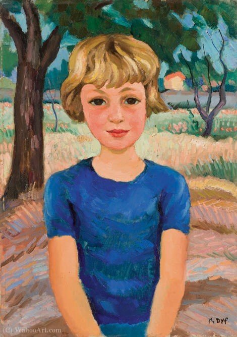 Portrait Of A Child, (1930) — Marcel Dyf