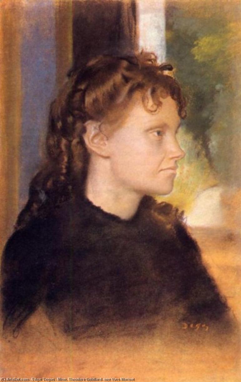 Mme. Theodore Gobillard, Nee Yves Morisot — Edgar Degas