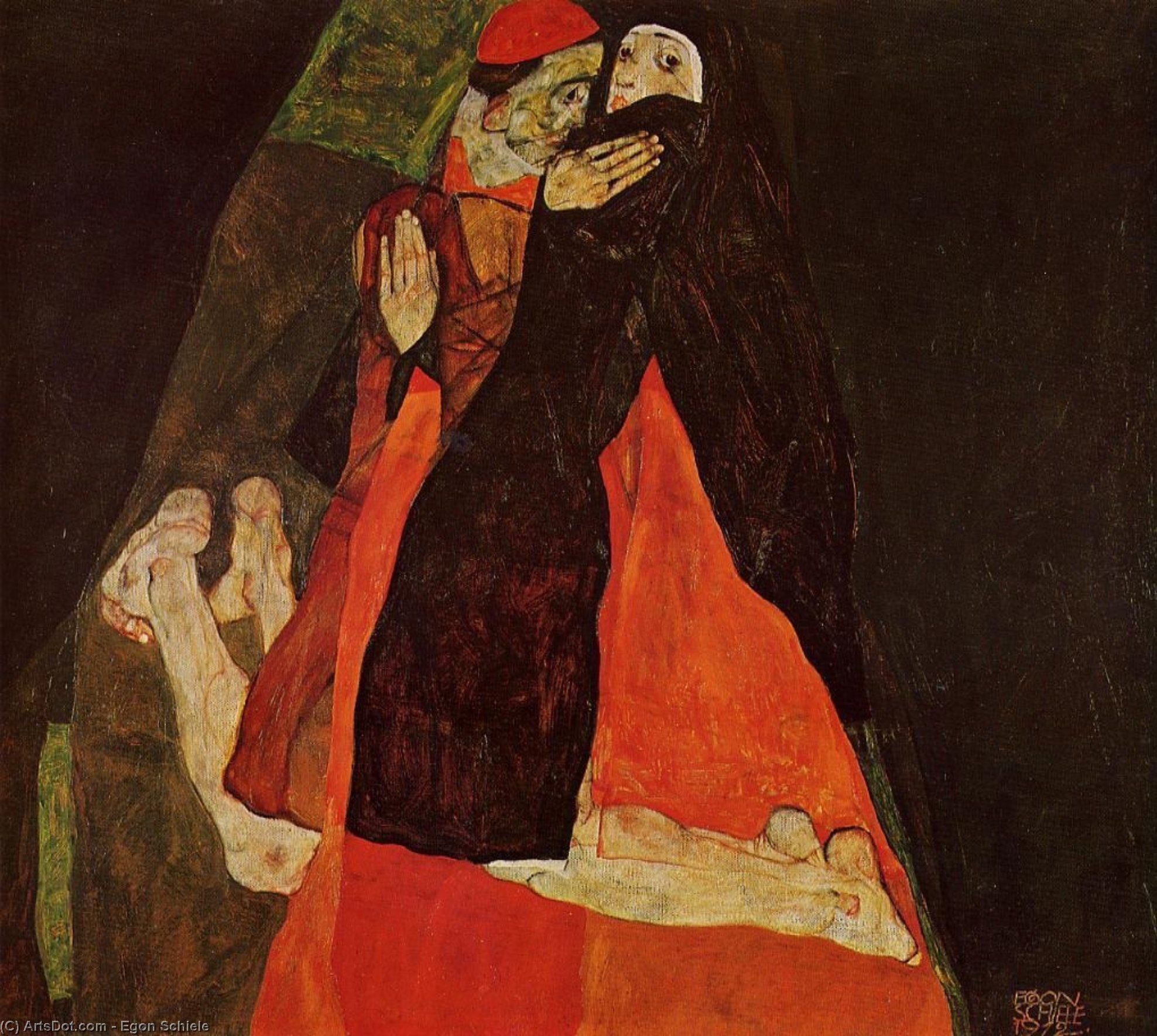 Cardenal Y Nun — Egon Schiele