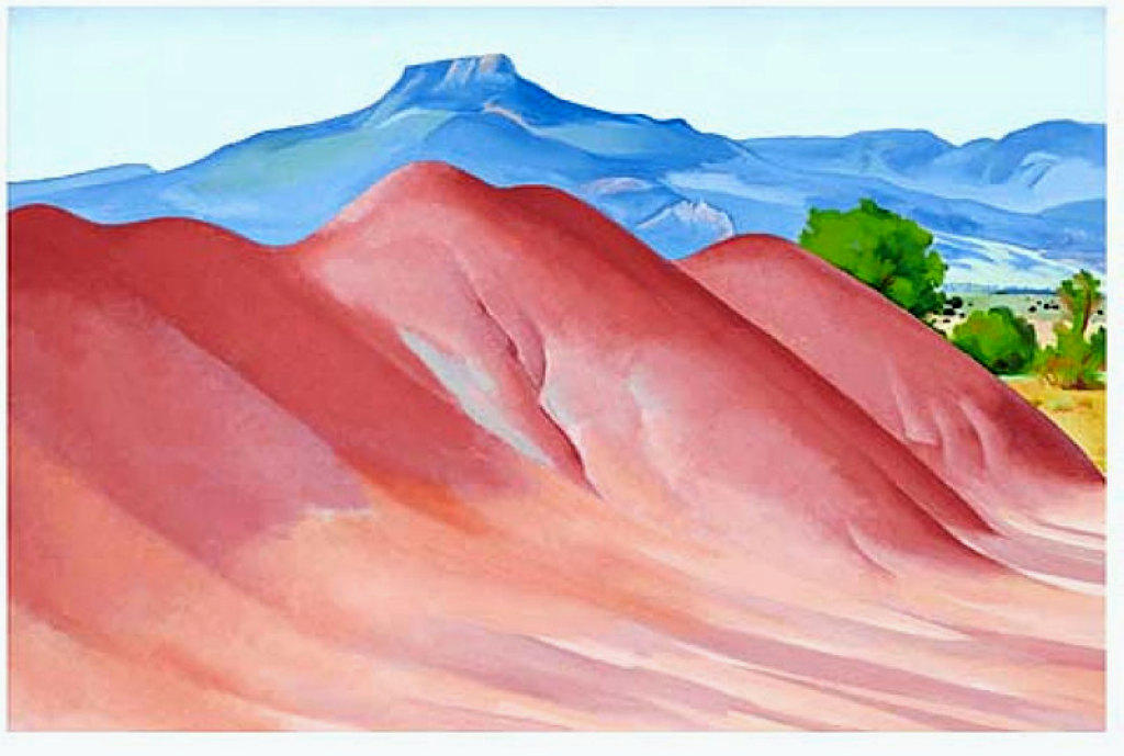 Red Hills And Pedernal — Georgia O'keeffe
