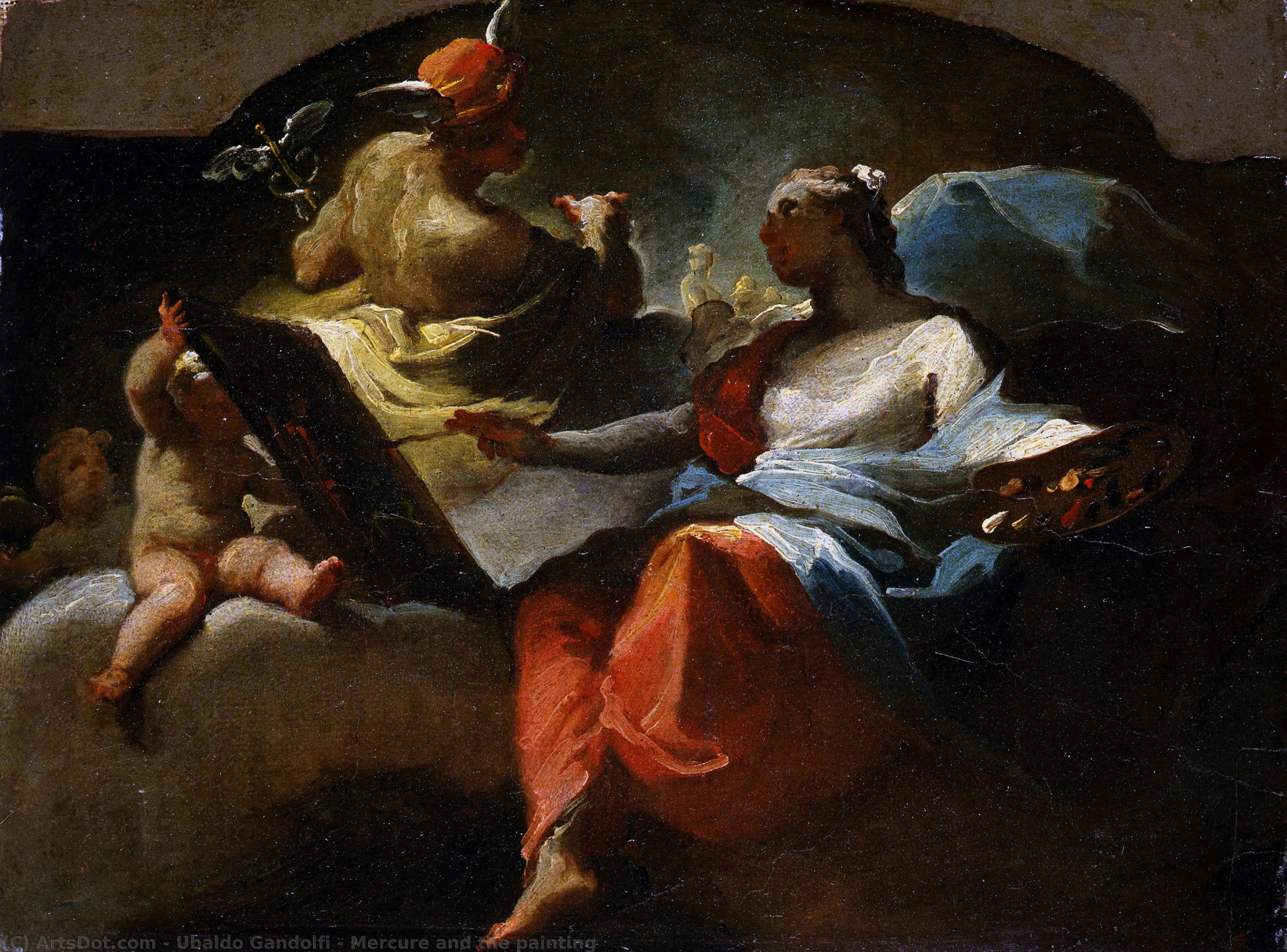 Mercure And The Painting — Ubaldo Gandolfi