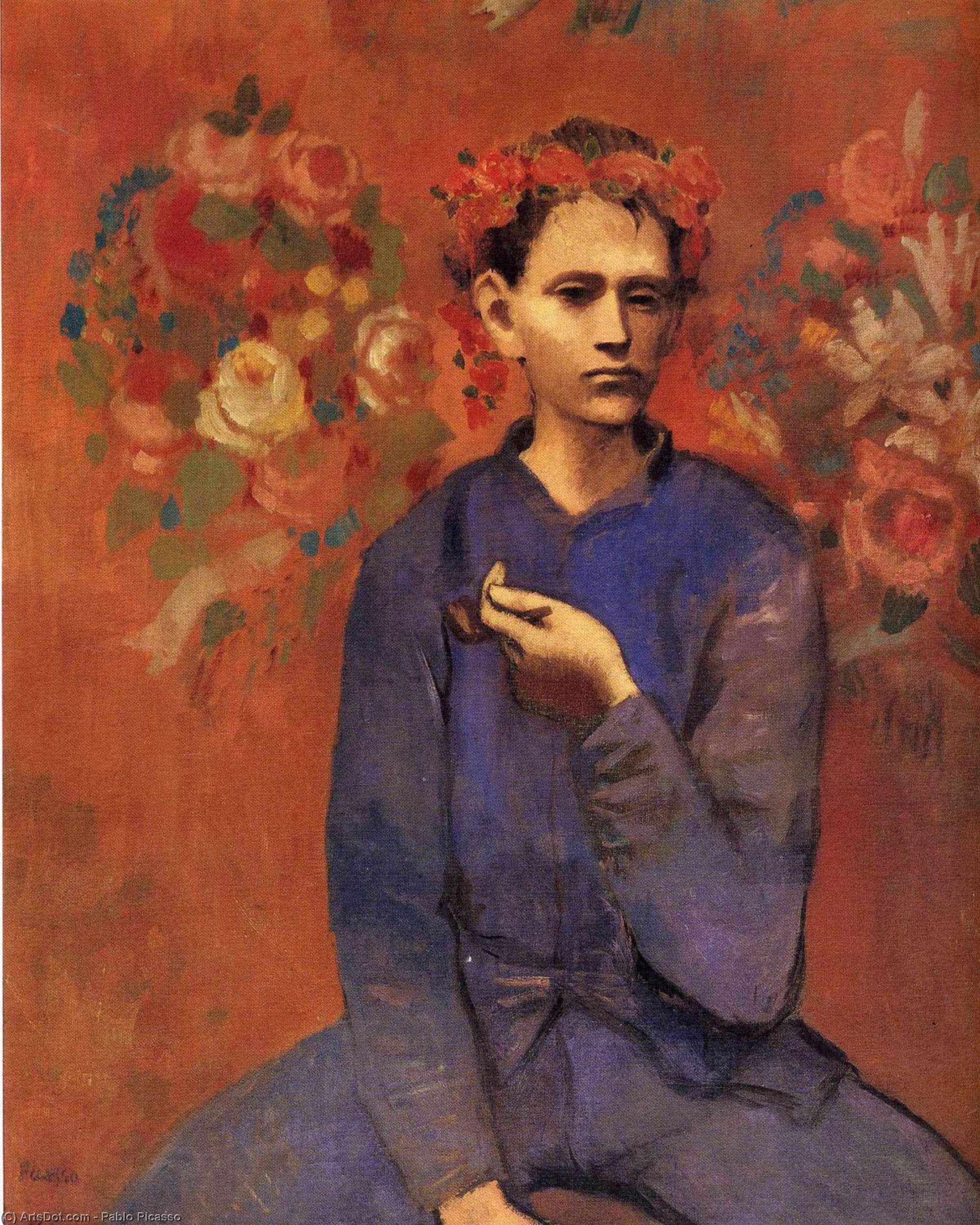 A Boy With Pipe — Pablo Picasso