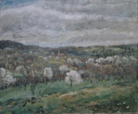 Mesnil Landscape — Frederick Carl Frieseke