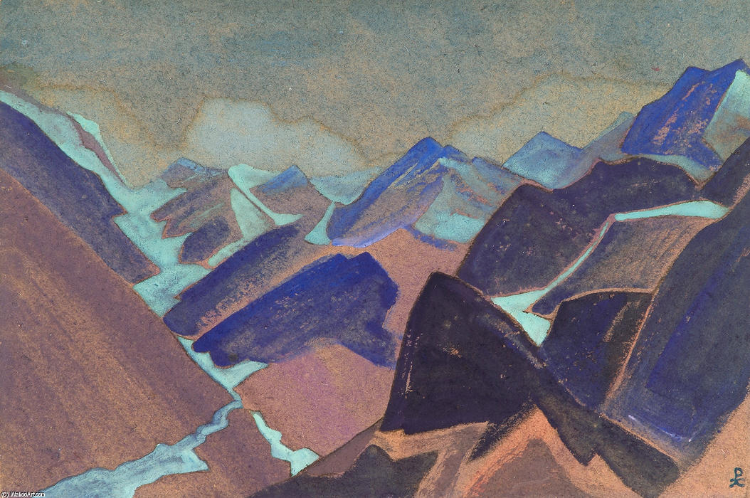 Glaciers Of Lahul — Nicholas Roerich