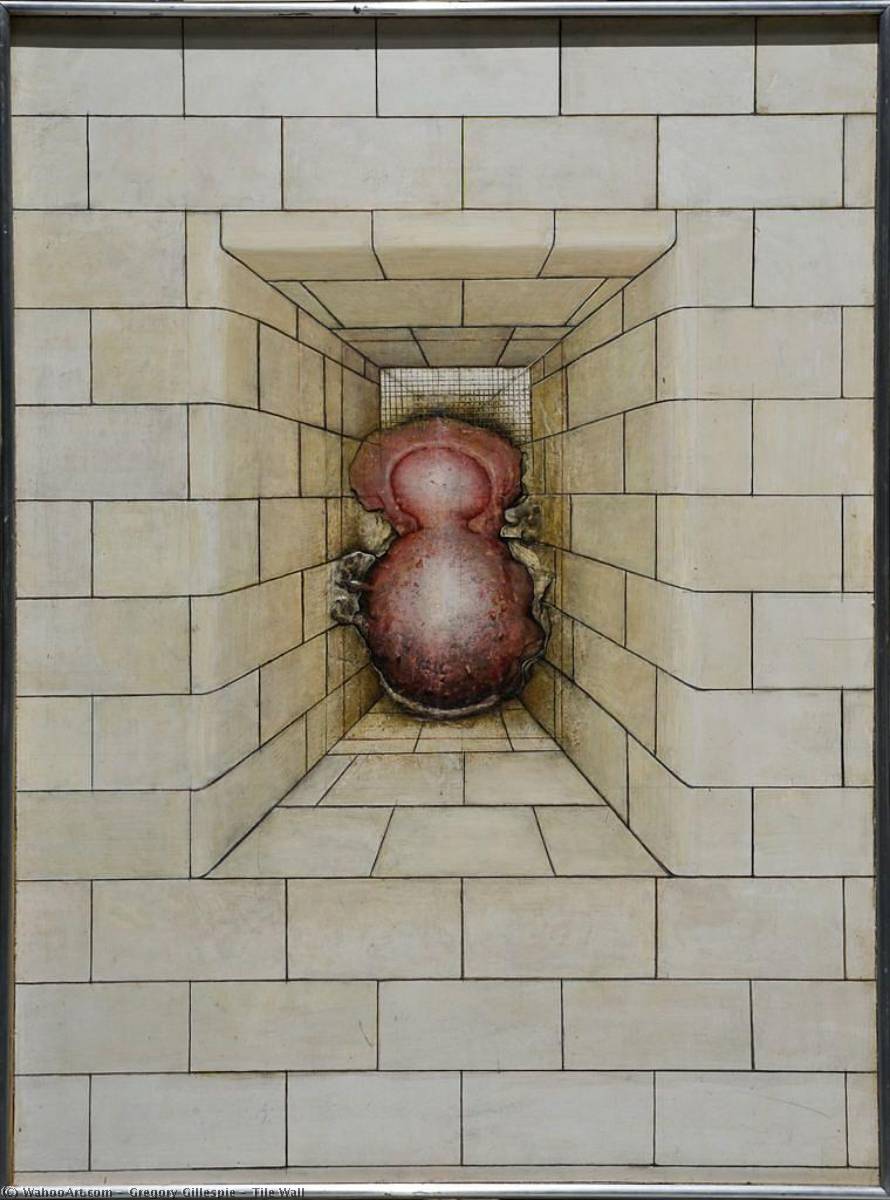 Tile Wall — Gregory Gillespie