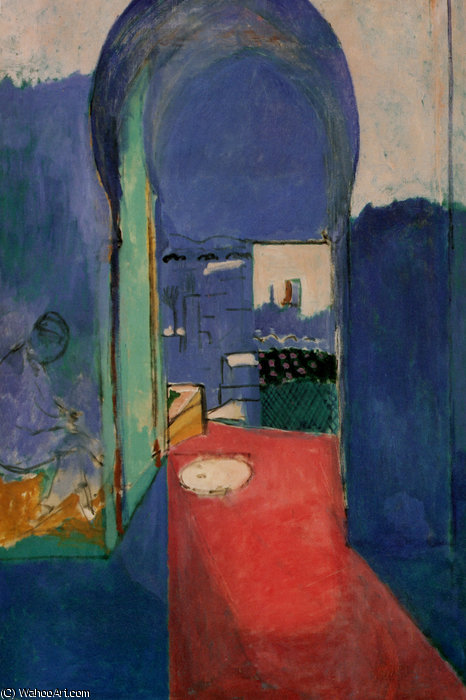 La Porte De La Casbah Huile Sur Toile Moscou, Musée Pouchkine — Henri Matisse
