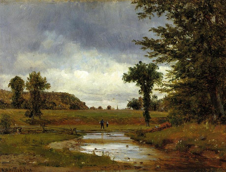 Going To The Village — Thomas Worthington Whittredge