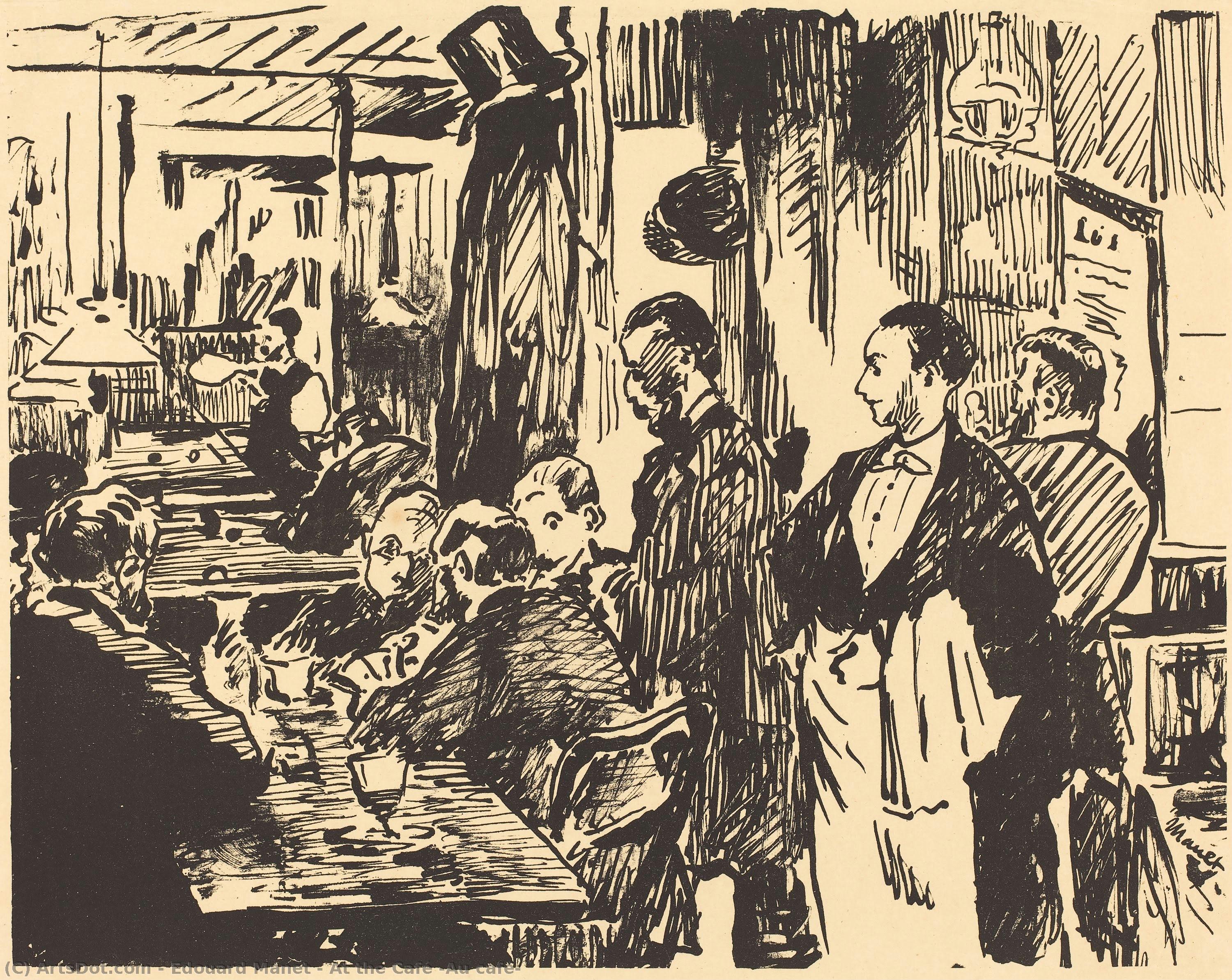 At The Café (au Café) — Édouard Manet
