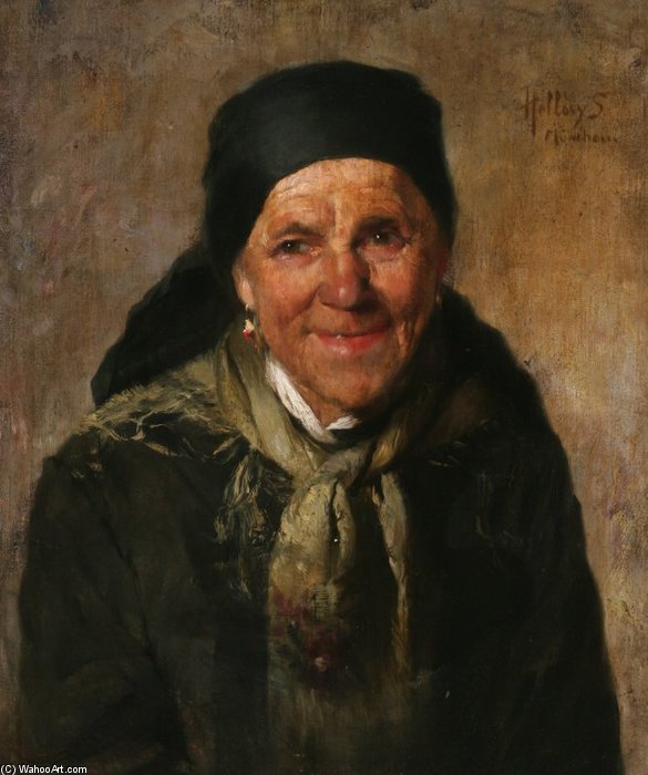 Portrait Of A Woman — Simon Hollósy