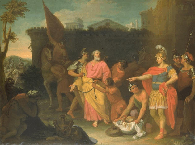 Saint Pierre Emmene En Captivite — Louis Galloche