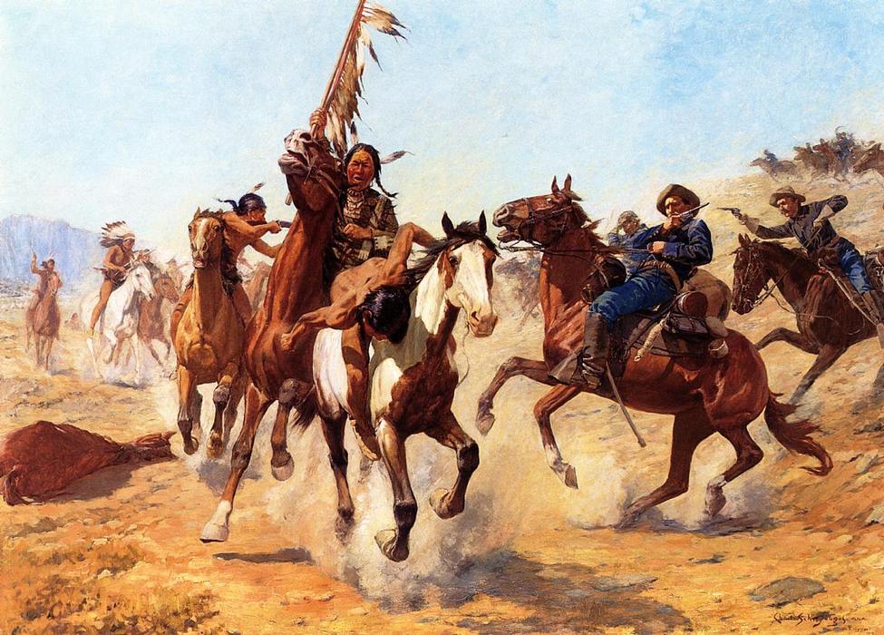 The Silenced War Whoop — Charles Schreyvogel