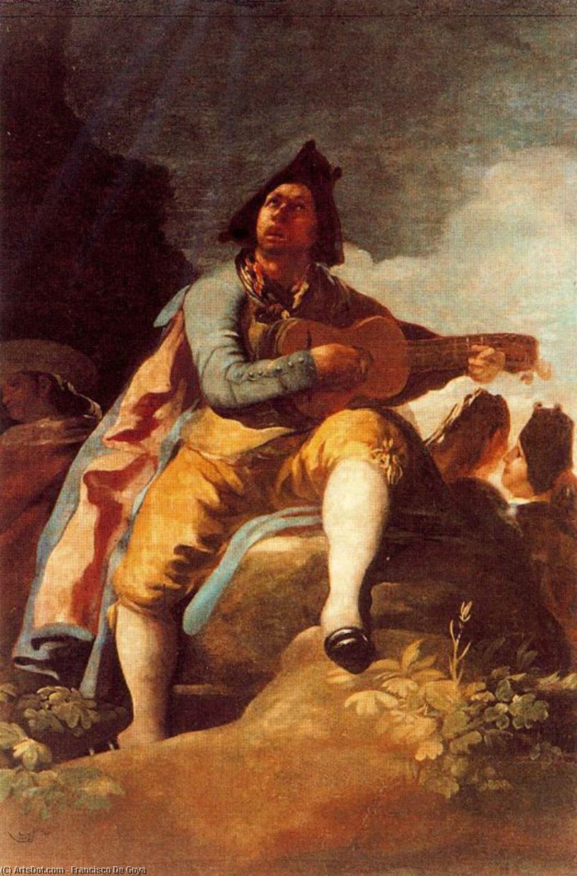 A Majo With A Guitar — Francisco José De Goya Y Lucientes
