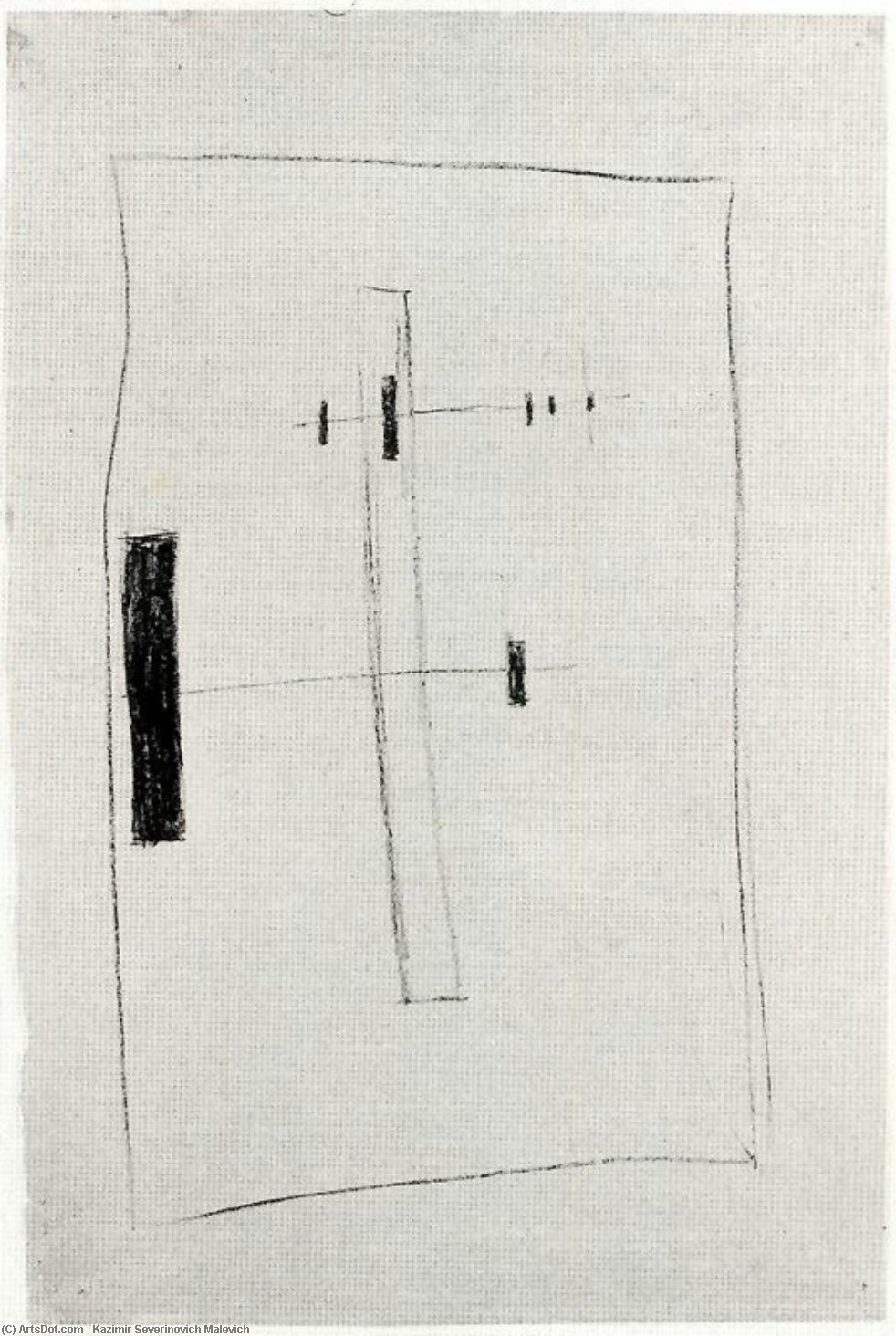 Suprematist Drawing 2 — Kazimir Malevich