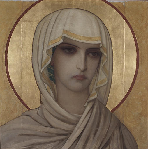 Tête De Vierge — Ernest Hébert (antoine Auguste Ernest Hebert)