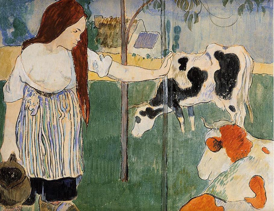 The Milkmaid — Eugène Henri Paul Gauguin