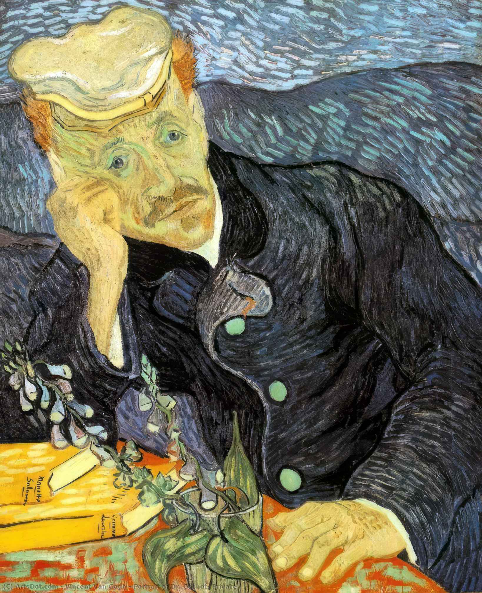 Portrait Of Dr. Gachet, Private — Vincent Willem Van Gogh
