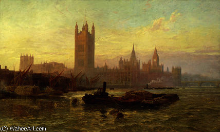The Palace Of Westminster — George Vicat Cole