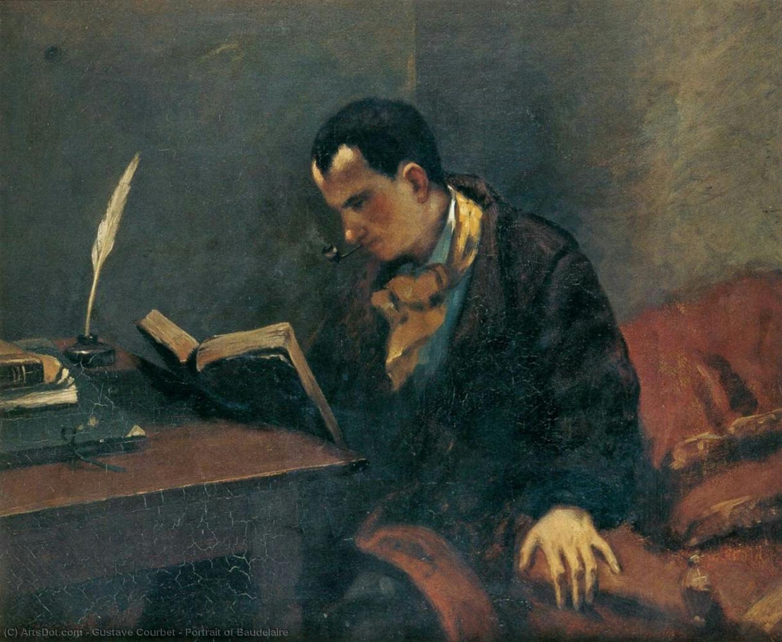 Portrait Of Baudelaire — Gustave Courbet